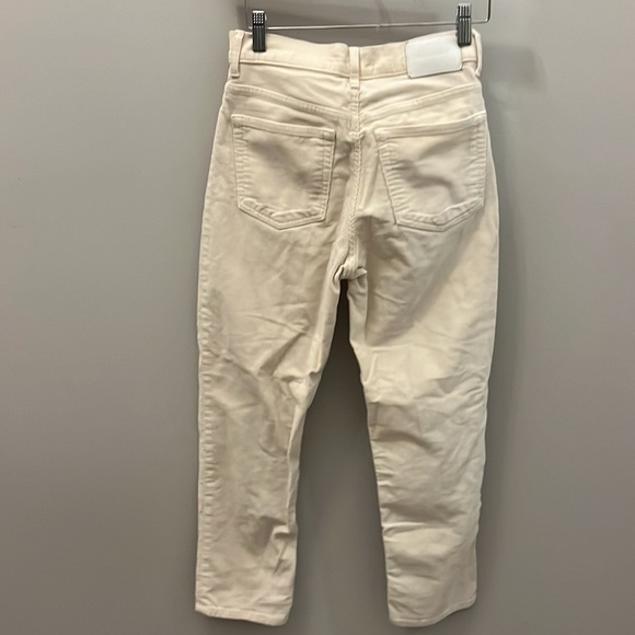 Everlane Pants Baby Cord Cheeky Corduroy Size 25 Straight Leg Cropped Pockets - Picture 6 of 10